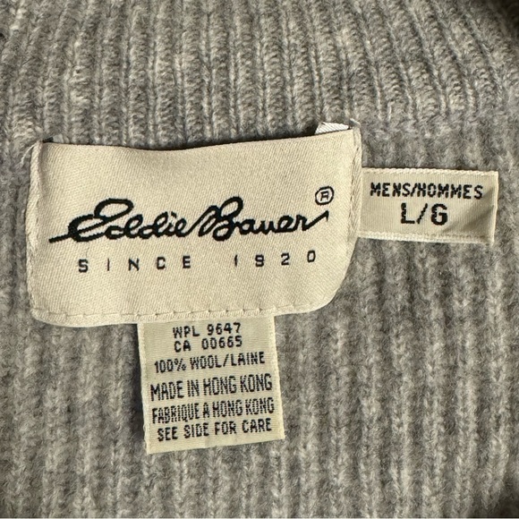 Eddie Bauer Wool Sweater Men’s Size Large - Picture 4 of 7